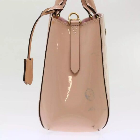 LOUIS VUITTON Monogram Vernis Montaigne BB Bag Rose Valerine - Picture 9 of 16